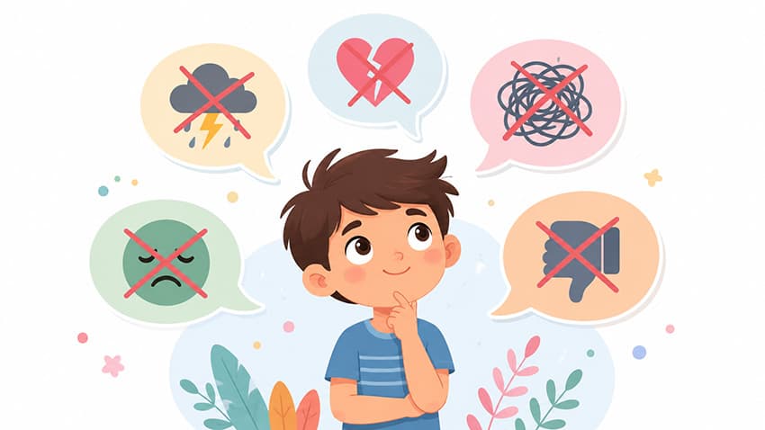 Öğrenme güçlüğü olan çocuğa nasıl davranılmalı: söylenmemesi gereken cümleler infografiği